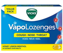 Vicks Vapolozenges Honey & Lemon 24 Lozenges HM