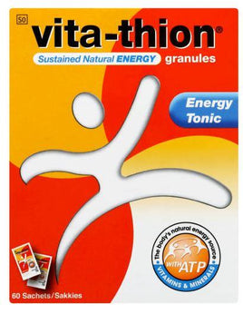 Vita-Thion Energy Tonic Granules 60 Sachets Helderberg Medical